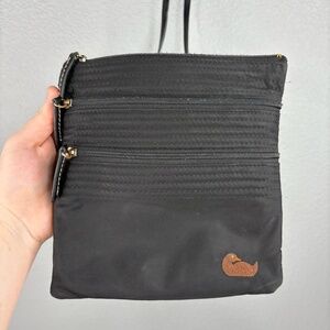 Dooney & Bourke Black Crossbody - Swan Design